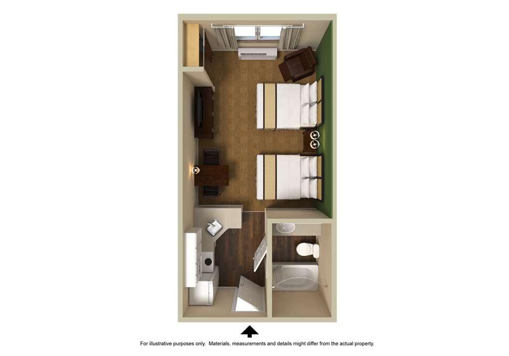 Extended Stay America Suites - Indianapolis - Castleton Quarto foto